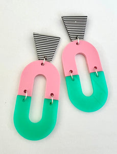 FRENCHIE & MINT | Acrylic Hang Drops Earrings