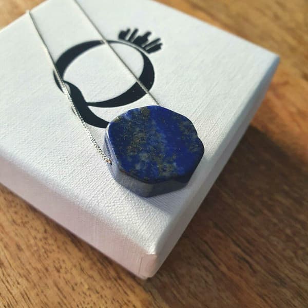 Lapis Lazuli and Quartz crystal necklaces
